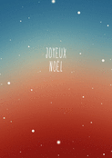 Ciel &eacute;toil&eacute; pour un Joyeux No&euml;l chaleureux